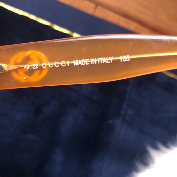 Authentic Vintage GUCCI 2410 Sunglasses - Orange - Picture 10 of 11